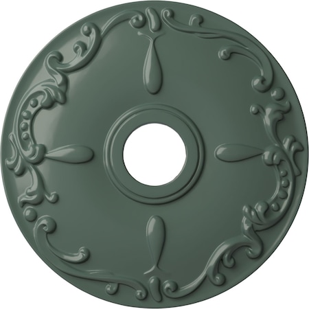 Kent Ceiling Medallion (Fits Canopies up to 5"), Hnd-Painted Cloud Burst, 18"OD x 3 1/2"ID x 1 1/4"P